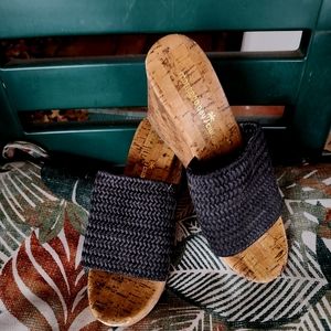 ***SALE***Montego Bay Club cork wedge sandals